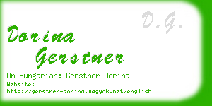 dorina gerstner business card